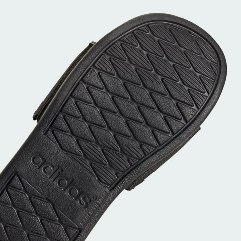 ADIDAS KIDS ADILETTE COMFORT BLACK/WHITE SLIDES