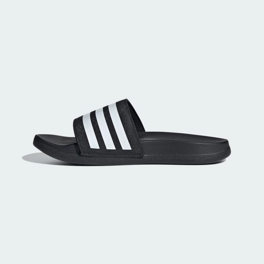 ADIDAS KIDS ADILETTE COMFORT BLACK/WHITE SLIDES