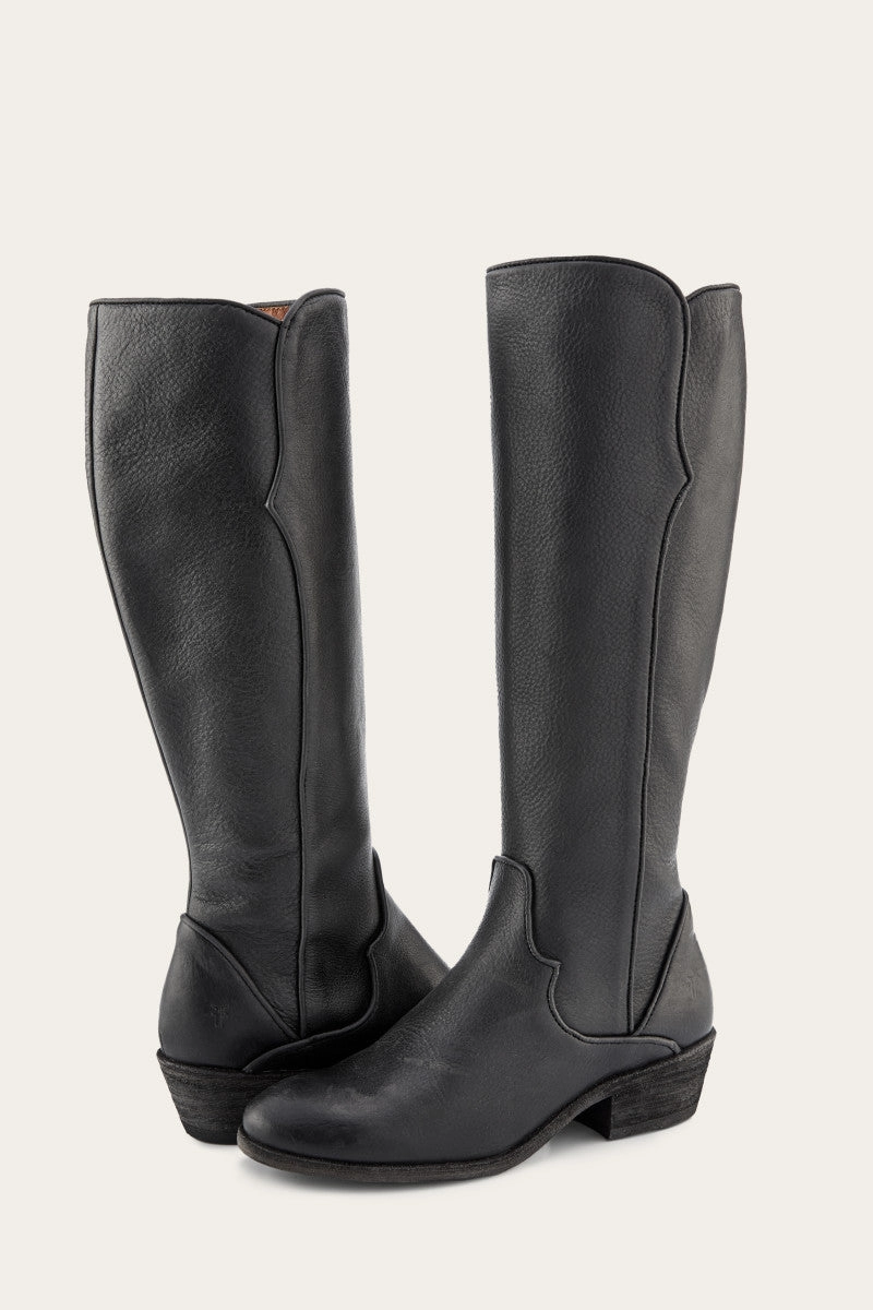 Carson Piping Tall Wide Calf - Pre-Loved