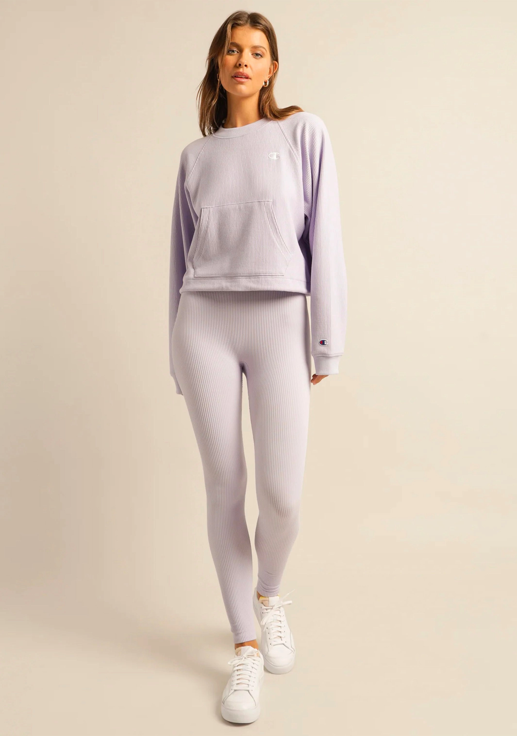Champion Women's Lifestyle Flatback Rib Crew