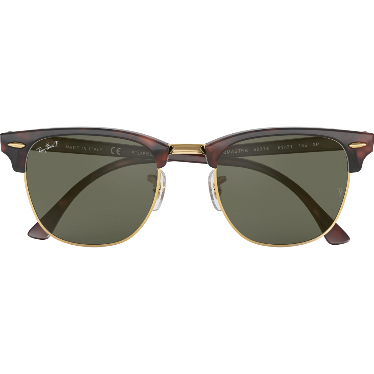 Club Master M - Red Havana/G-15 Green Polarized