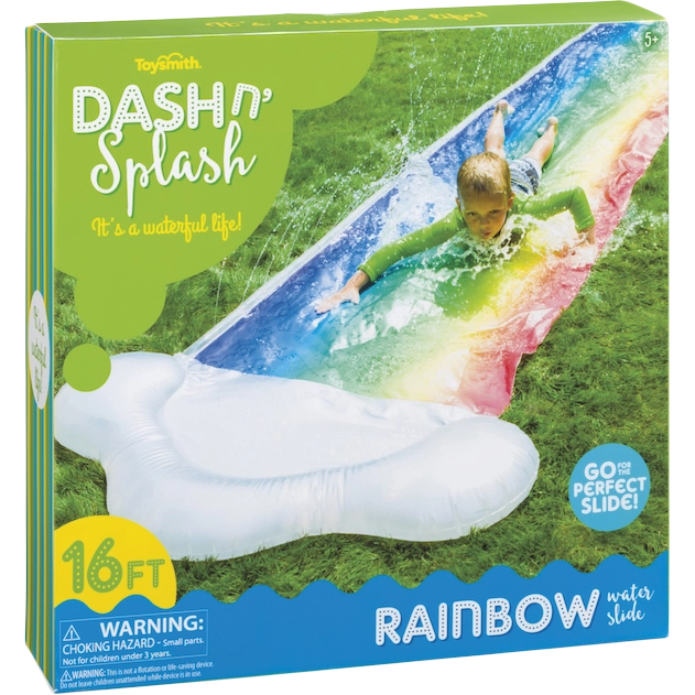 Dash n' Splash Rainbow Water Slide