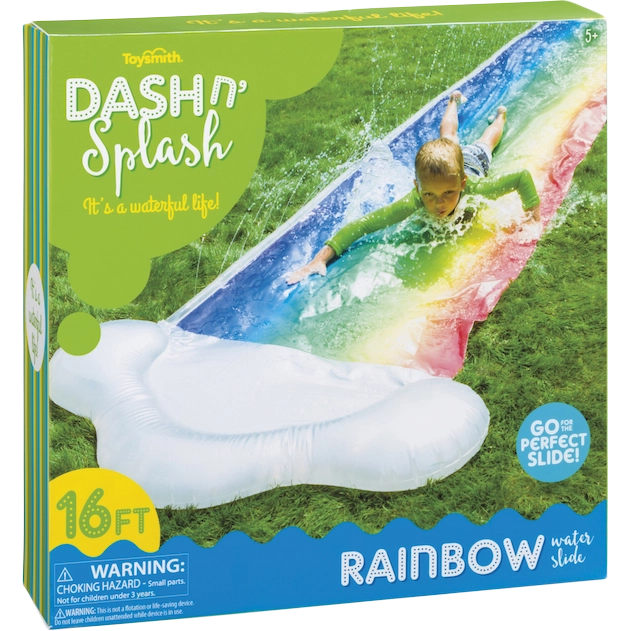 Dash n' Splash Rainbow Water Slide