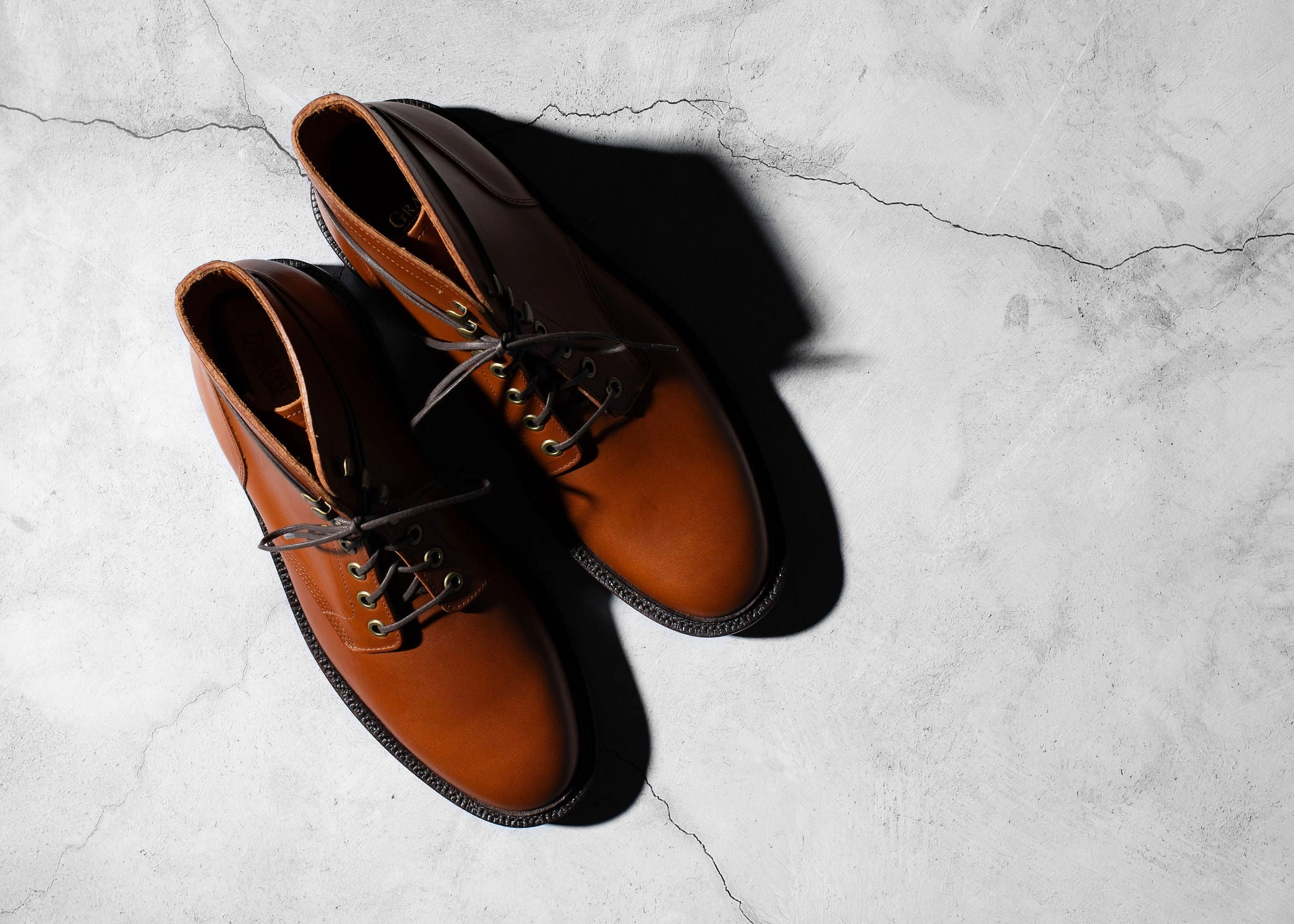 Diesel Boot Saddle Tan with Lug Outsole