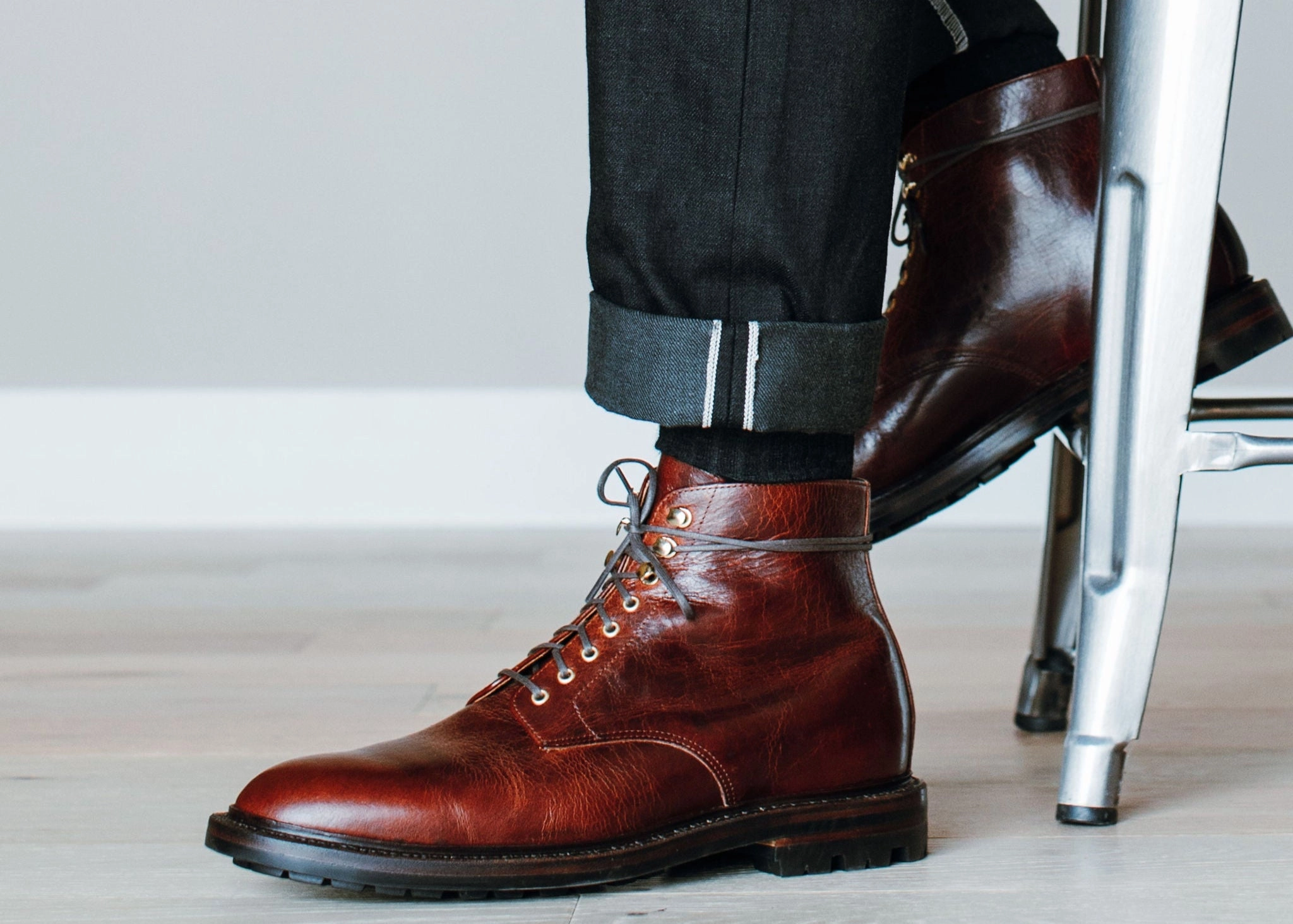 Edward Boot Red Waxed Deer