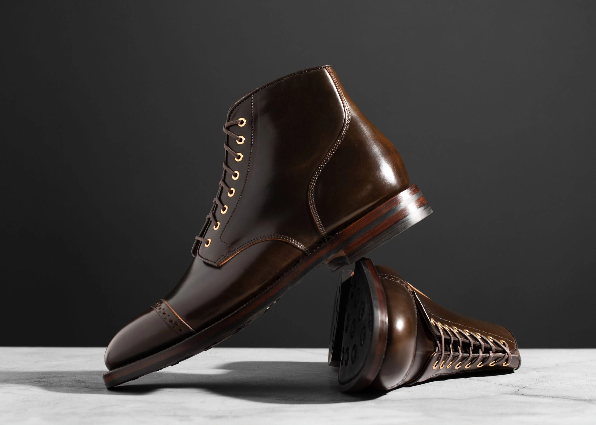 Garrison Boot Maduro Shell Cordovan
