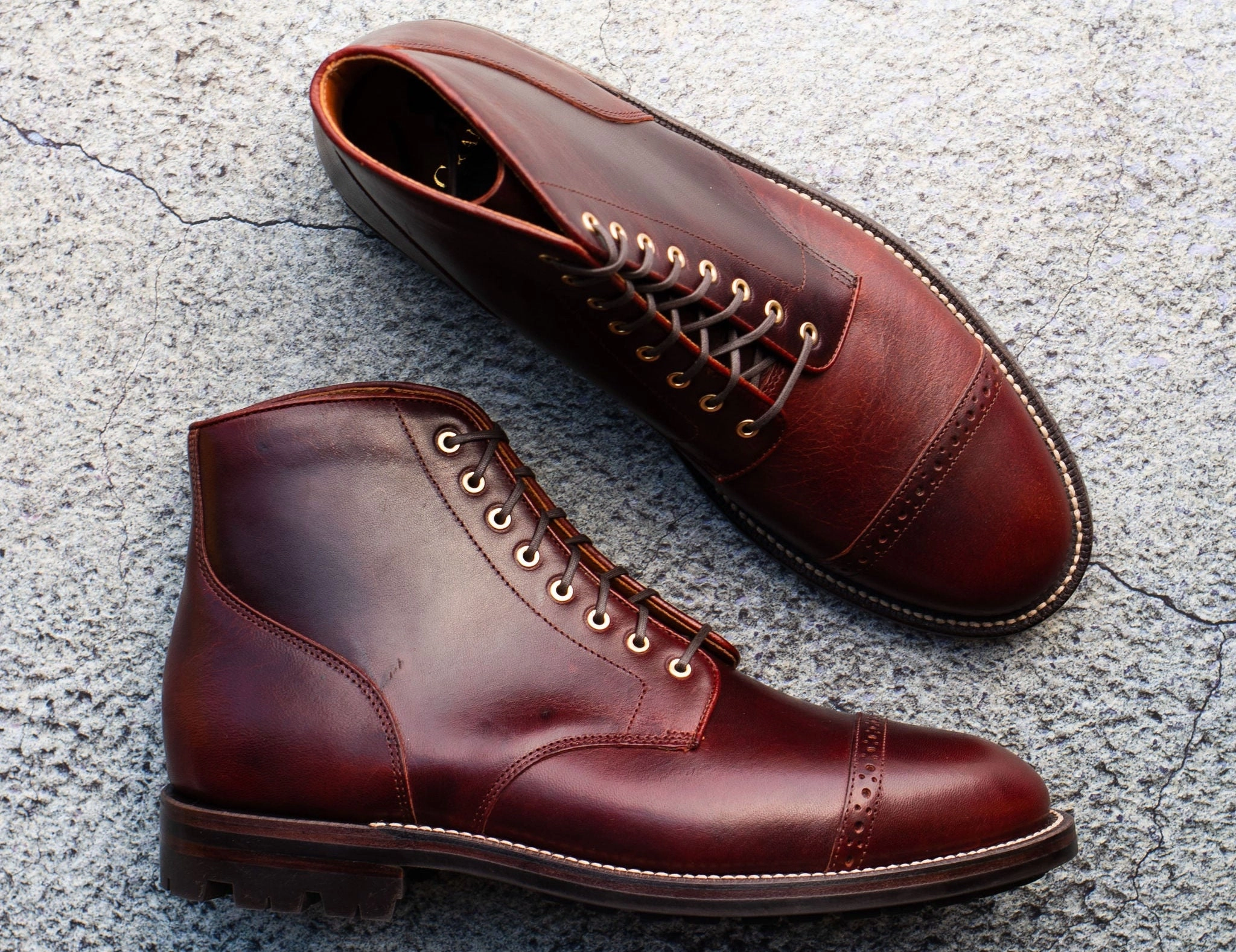 Garrison Boot Red Waxed Deer