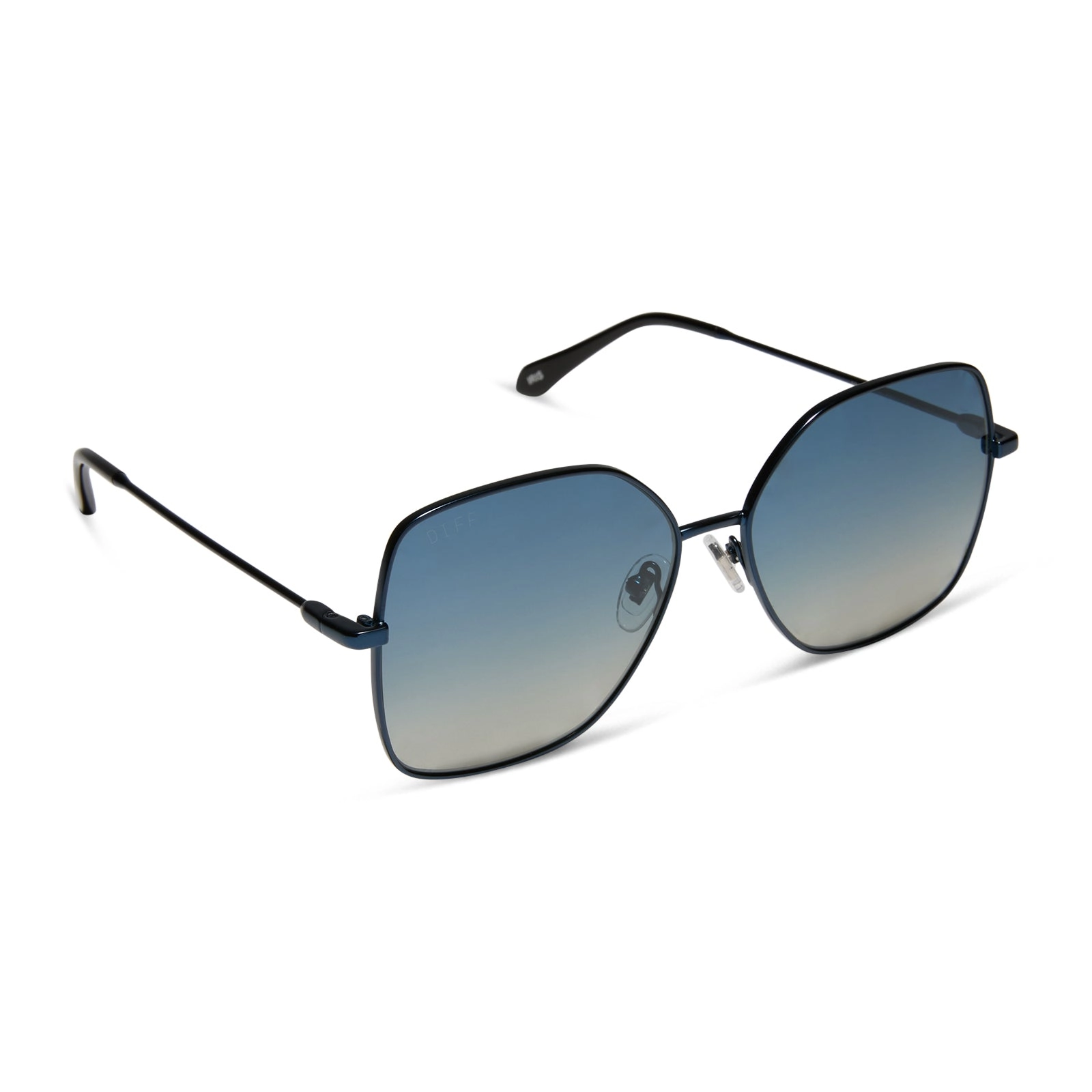 IRIS - DEEP NAVY METAL   AEGEAN BLUE FLASH   POLARIZED SUNGLASSES