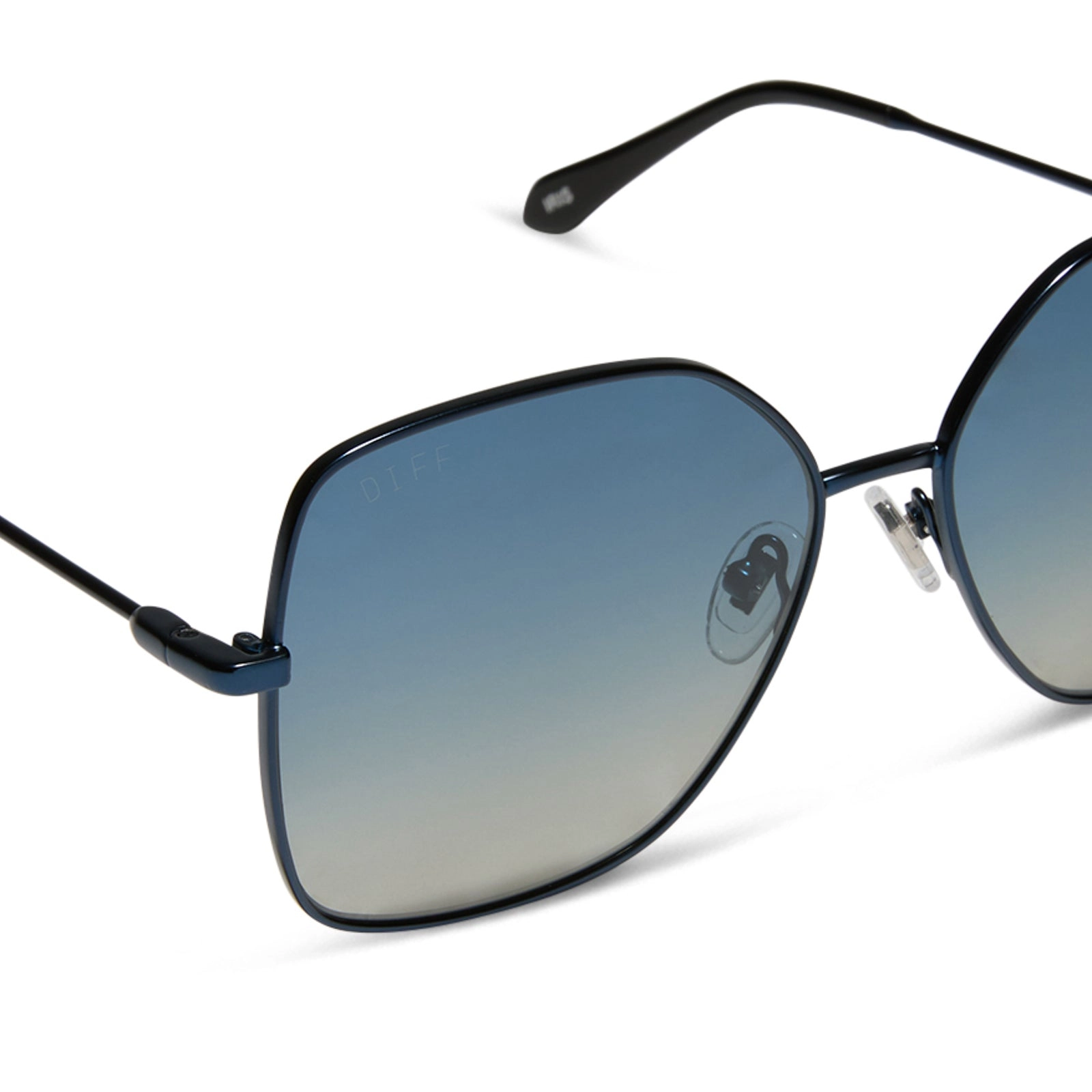 IRIS - DEEP NAVY METAL   AEGEAN BLUE FLASH   POLARIZED SUNGLASSES