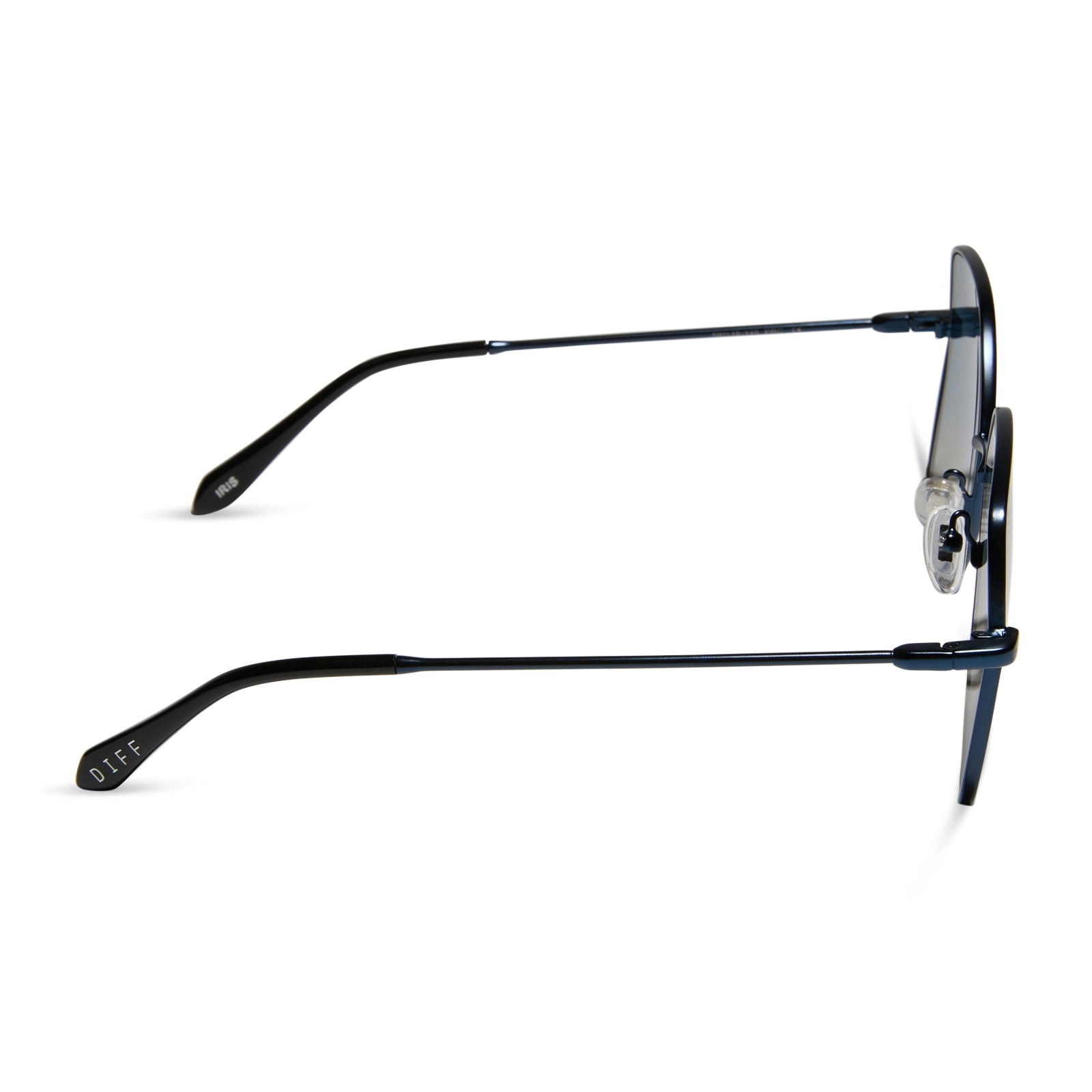 IRIS - DEEP NAVY METAL   AEGEAN BLUE FLASH   POLARIZED SUNGLASSES