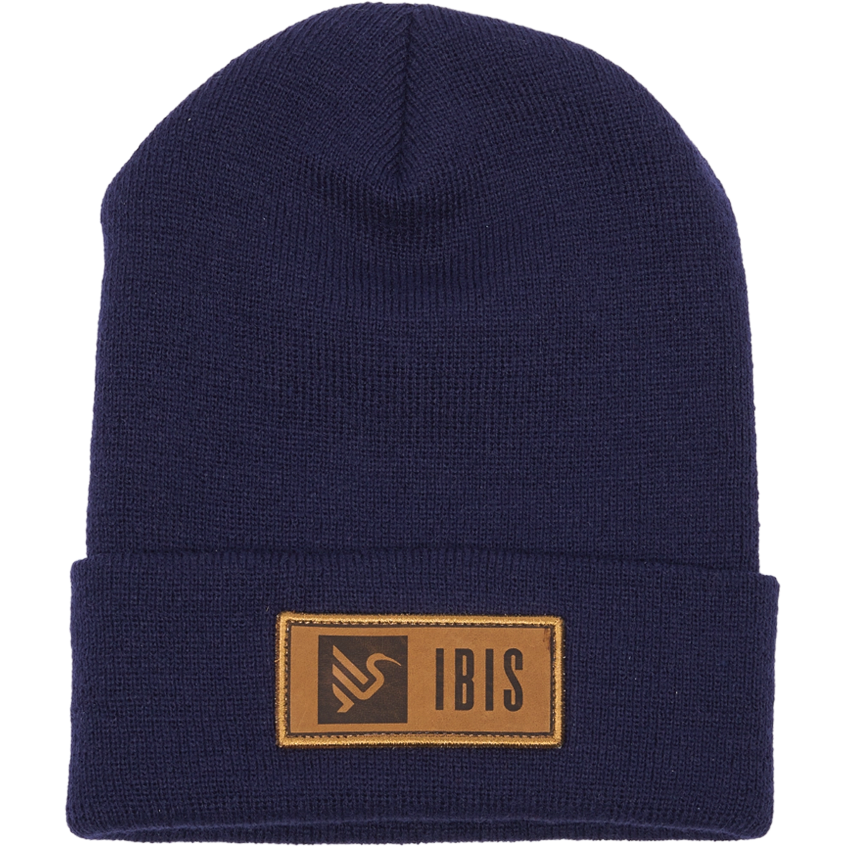 Leather Name Patch Beanie