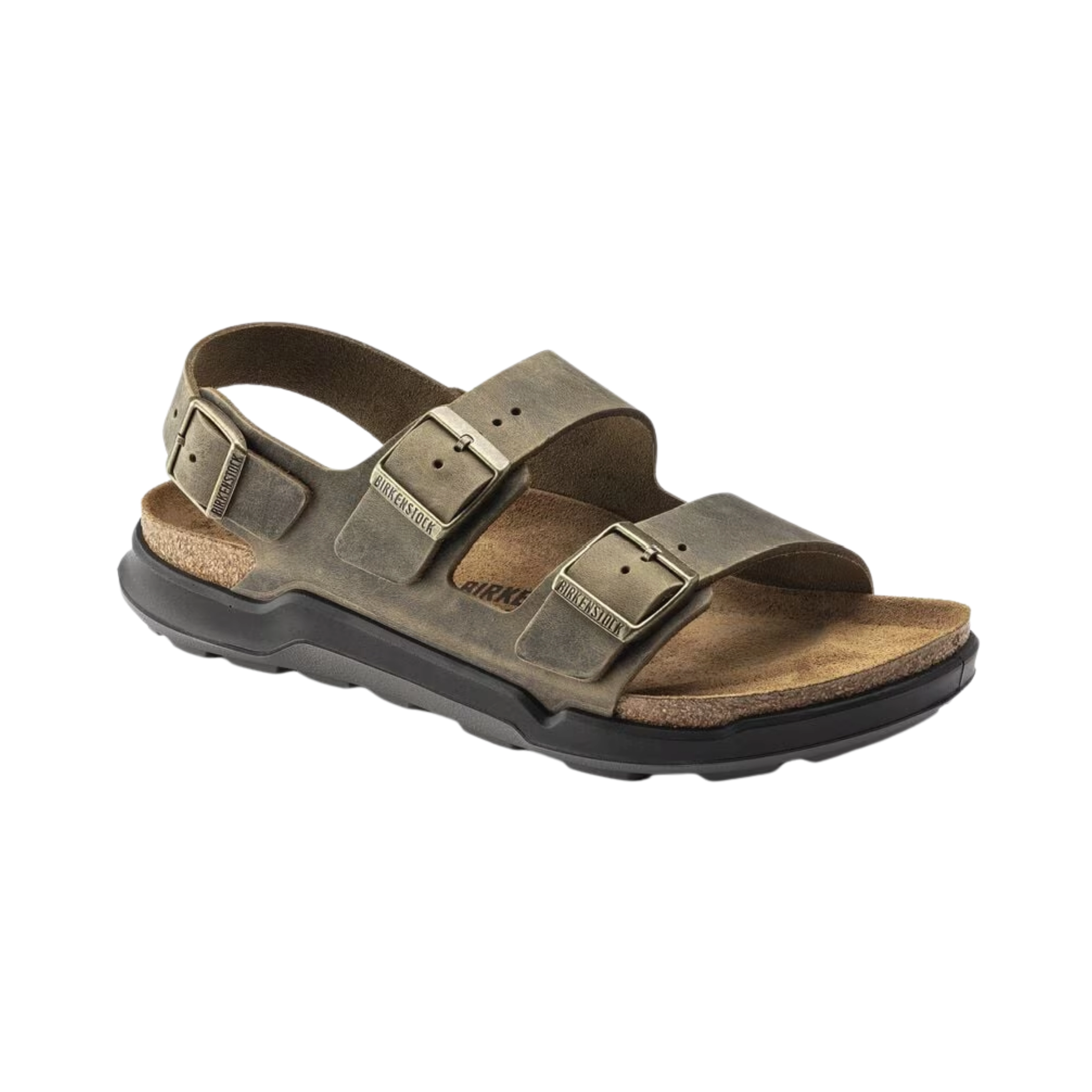 Men's Milano Rugged Men (Oiled Leather) - Faded Khaki