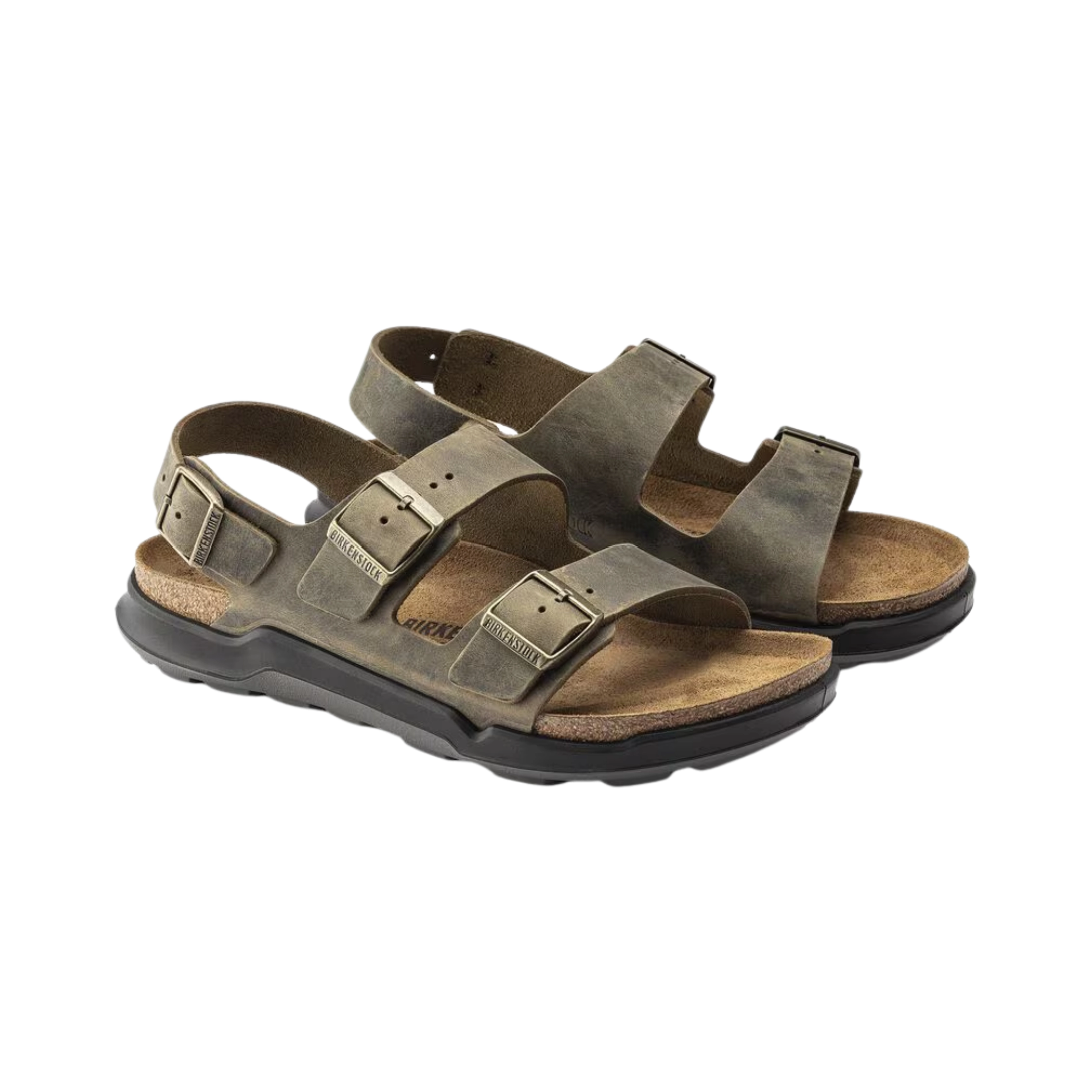 Men's Milano Rugged Men (Oiled Leather) - Faded Khaki