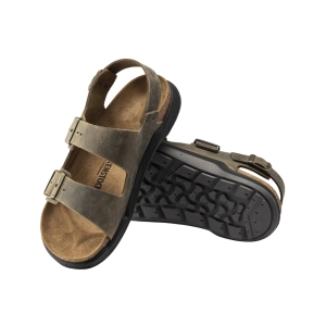 Men's Milano Rugged Men (Oiled Leather) - Faded Khaki