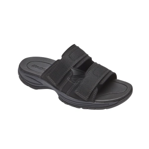 Men's Newport Waterproof Slide - Black (4E Width)