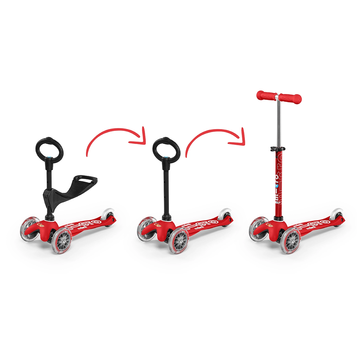 Micro Kickboard Mini 3in1
