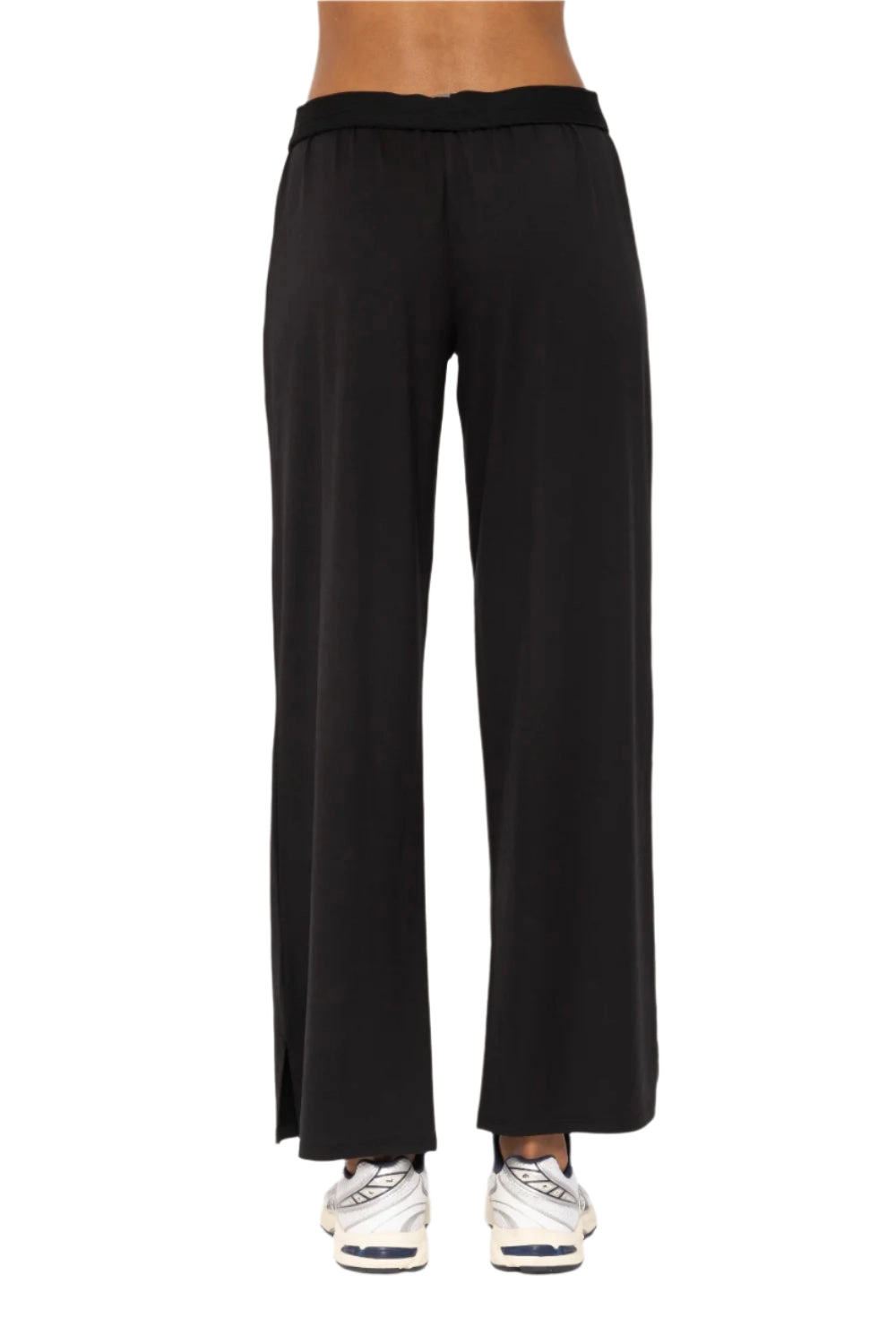 Mono B Air Essentials Fold Over Waist Wide Leg Lounge Pants KPZ12397