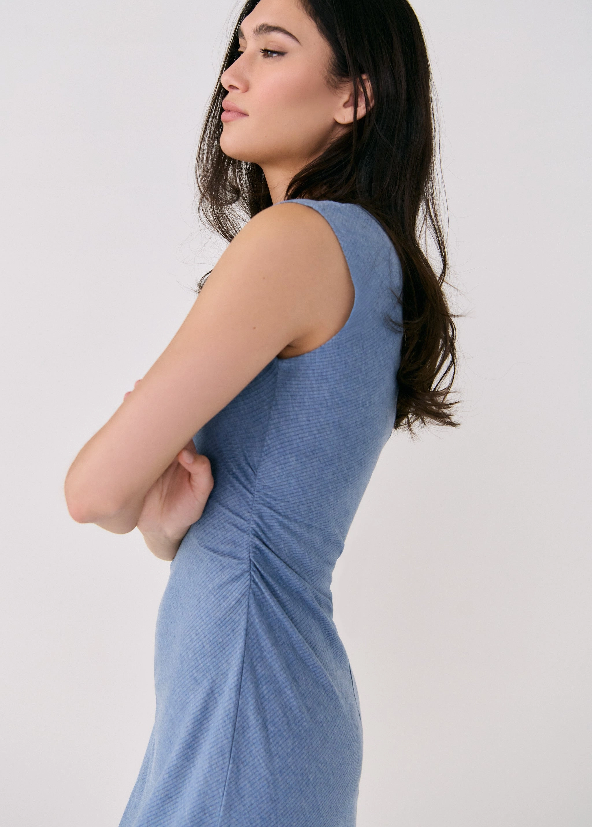 Traverse Ruched Short Sleeve Dress