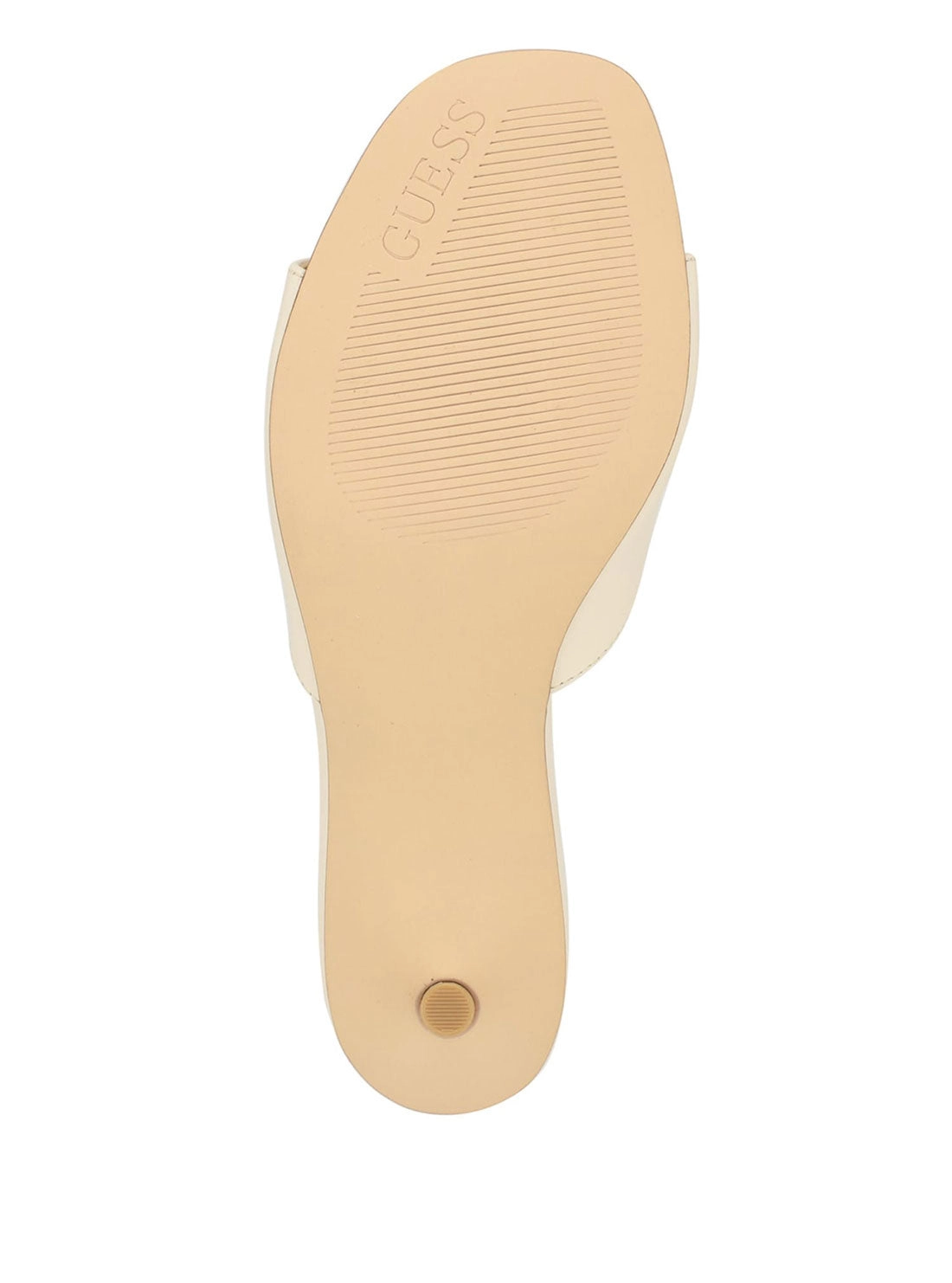 White Gold G Logo Snapps Heel