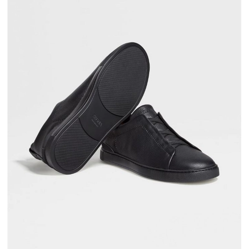 ZEGNA | Deerskin Triple Stich Sneaker (3 Colors)