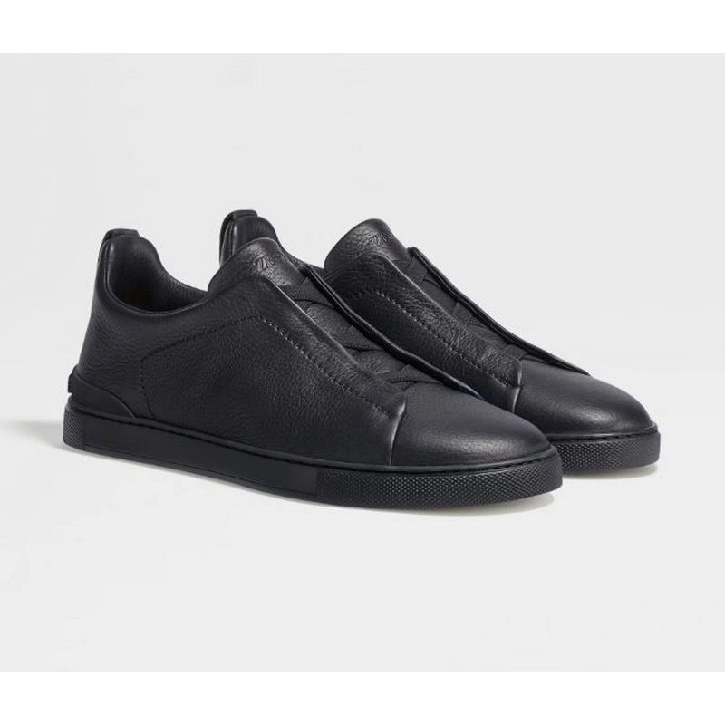 ZEGNA | Deerskin Triple Stich Sneaker (3 Colors)
