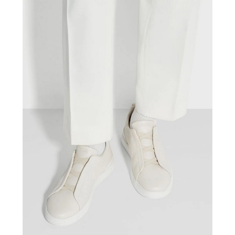 ZEGNA | Deerskin Triple Stich Sneaker (3 Colors)