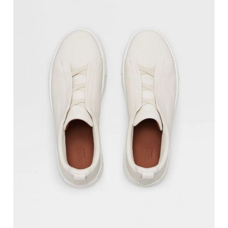 ZEGNA | Deerskin Triple Stich Sneaker (3 Colors)
