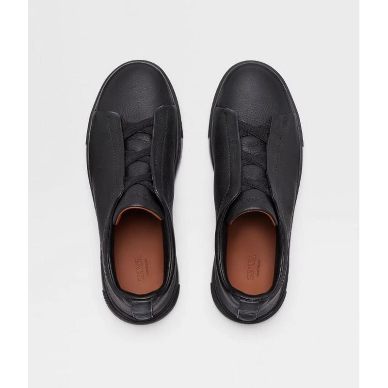 ZEGNA | Deerskin Triple Stich Sneaker (3 Colors)