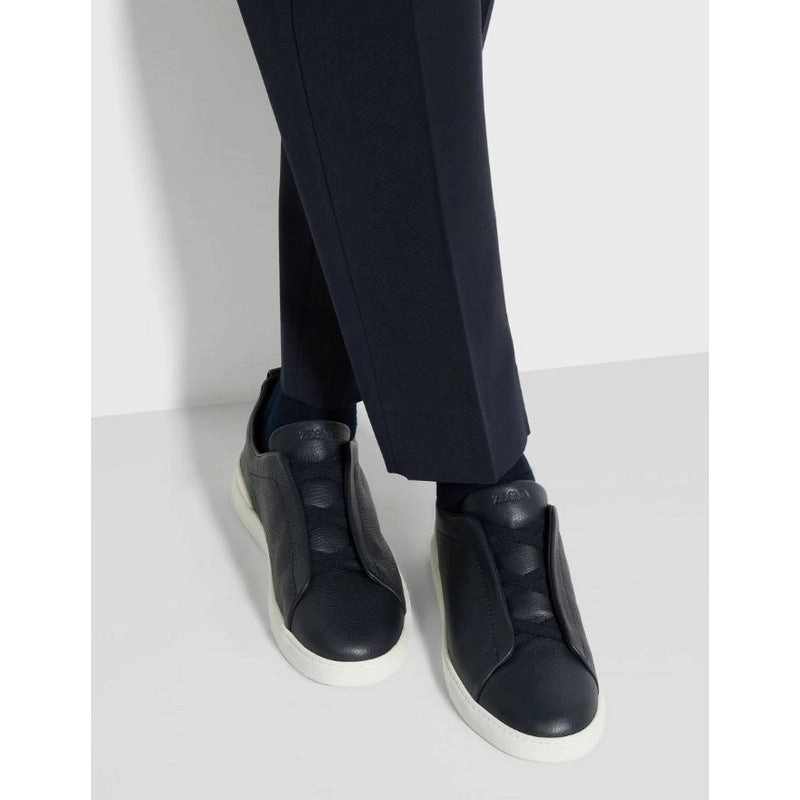 ZEGNA | Deerskin Triple Stich Sneaker (3 Colors)